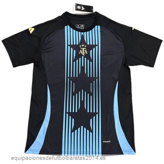 Nuevo Tailandia Especial Camiseta Argentina 2024 Negro Azul Baratas